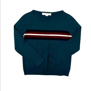 Brooks Brothers Gold Stripe Wool Sweater (kids S)